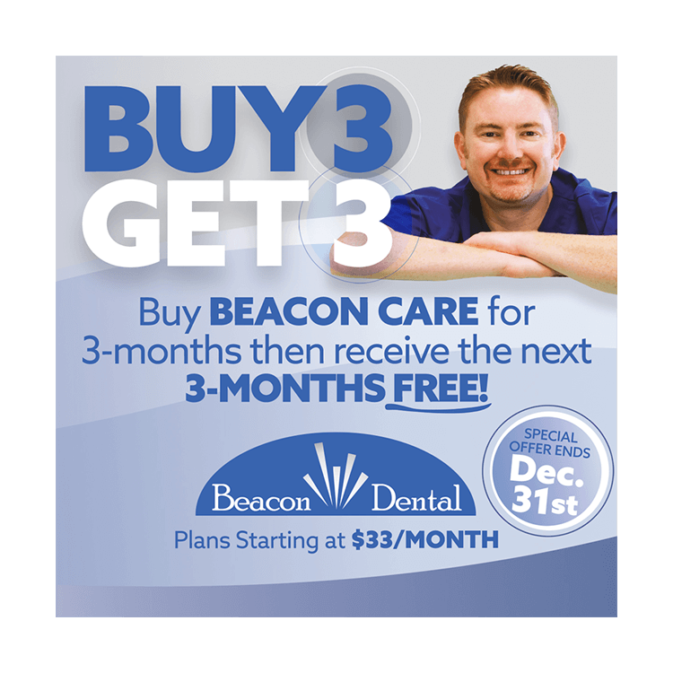 Buy three months, get three free!